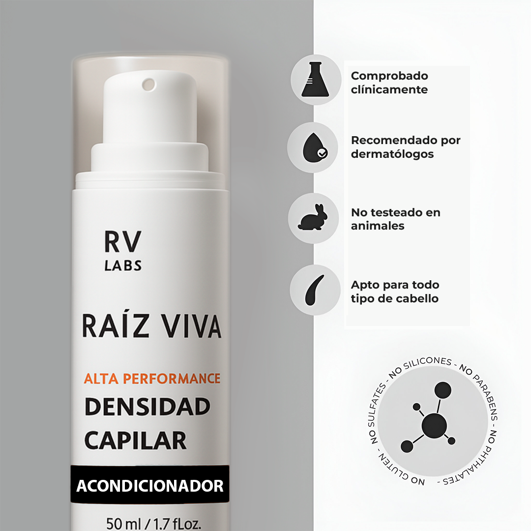 Kit RAIZ VIVA Shampoo Y Acondicionador De Alta Densidad Con CAPIXYL 5%