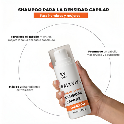 Kit RAIZ VIVA Shampoo Y Acondicionador De Alta Densidad Con CAPIXYL 5%